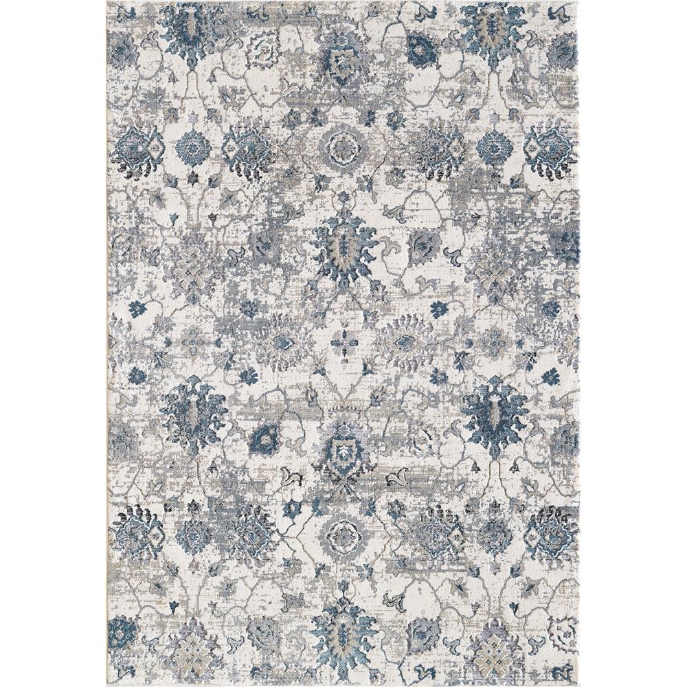 Dynamic Rugs 3375 150 Astoria 5 Ft. 3 In. X 7 Ft. 6 In. Rectangle Rug in Cream/Blue